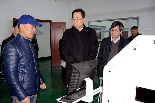 泰州市委書記、市人大常委會主任藍(lán)紹敏蒞臨公司調(diào)研項目建設(shè)情況